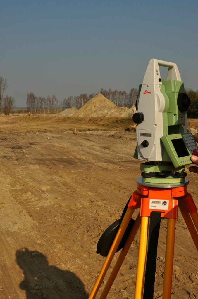 Digital total station equipment for quantity surveying and site measurement
